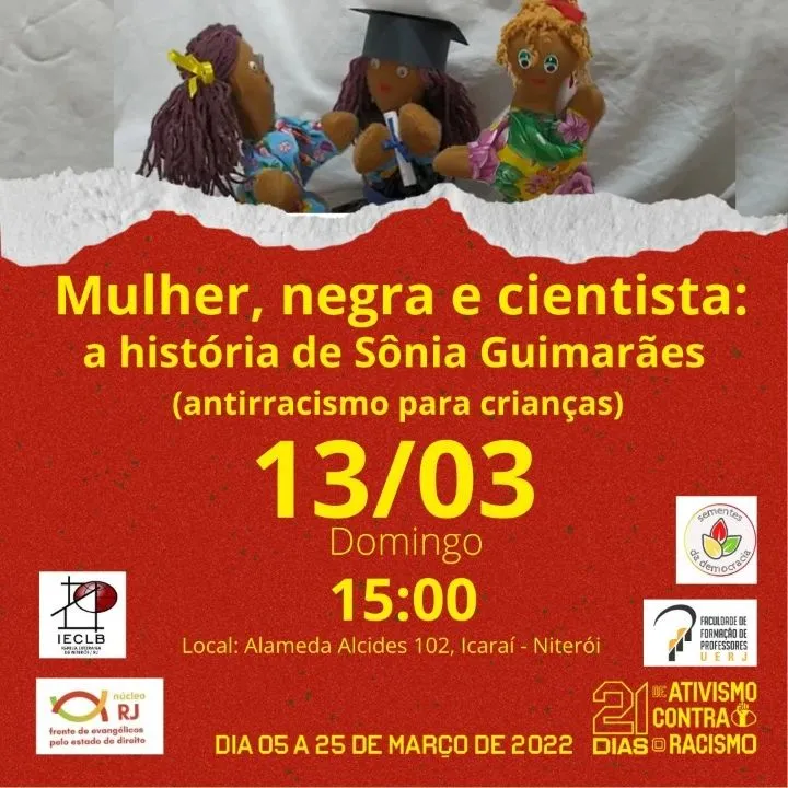 A atividade faz parte dos 21 Dias de ativismo contra o Racismo-