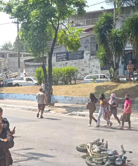 Ainda não há informações sobre o estado de saúde da vítima