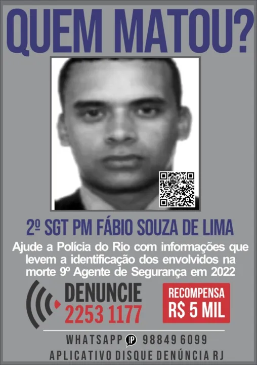 PM Fábio Souza foi morto com tiro na cabeça em Itaboraí