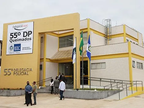 O agressor foi conduzido para a 55ª DP