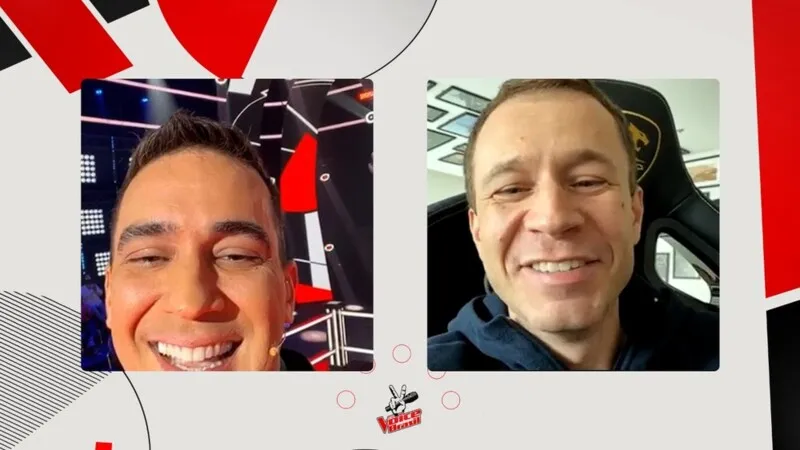 Ex-global participou de live com os integrantes do 'The Voice Brasil'
