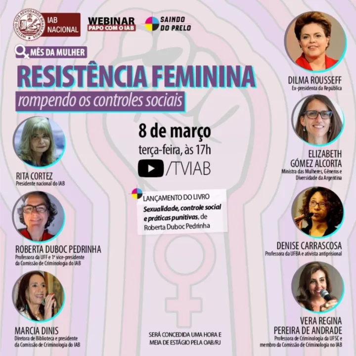 Encontro entre representatividades femininas acontece no dia 8 de março