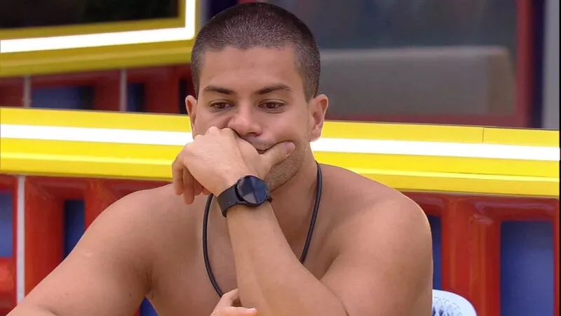 Arthur Aguiar ficou irritado após a prova do líder no BBB 22