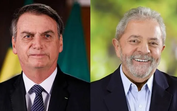 Jair Bolsonaro (PL) e Lula (PT)