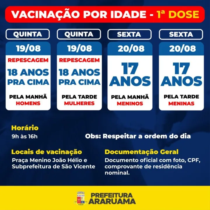 É necessário levar documentos 