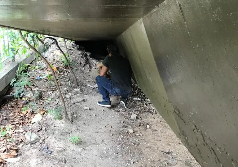 O autor foi localizado junto de uma cadela, na Lagoa Rodrigo de Freitas