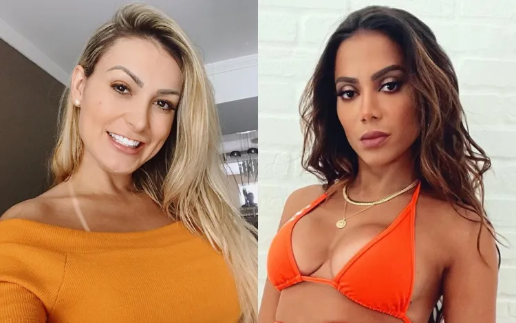 Andressa rebate as opiniões de Anitta nas redes sociais