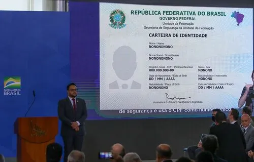 Novo modelo de identidade foi apresentado nesta quarta (24)