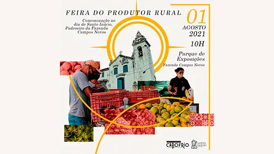 A programação vai começar às 10h com a celebração de missa 
