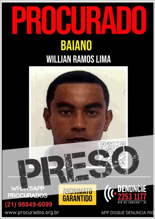 Criminoso foi capturado enquanto dormia