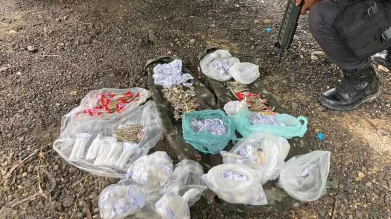 Material foi levado para a 70ª DP para apreciação das autoridades