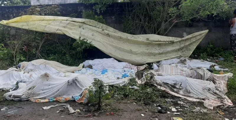 Corpos foram encontrados na manhã desta segunda-feira