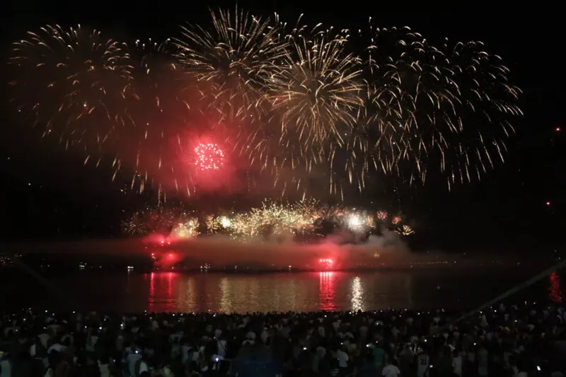 A queima de fogos será com fogos de baixo estampido