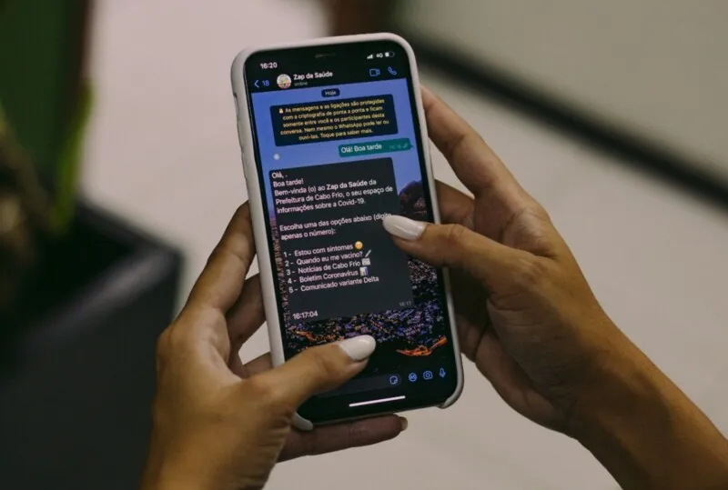 Linha funciona com atendimento automatizado pelo aplicativo WhatsApp