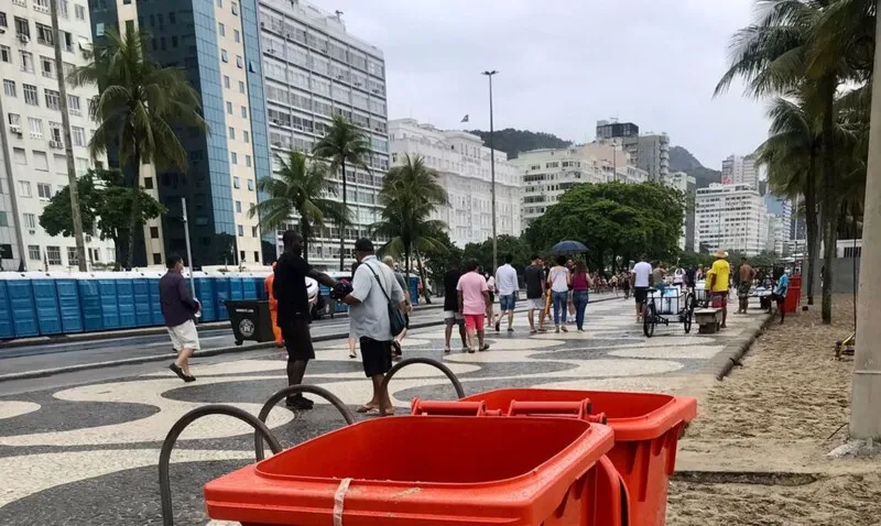 Comlurb apontou menos 50% na média de lixos em relação a outros réveillons