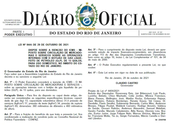 A medida, de autoria original do deputado Rosenverg Reis (MDB), pode baratear o produto em cerca de R$ 15