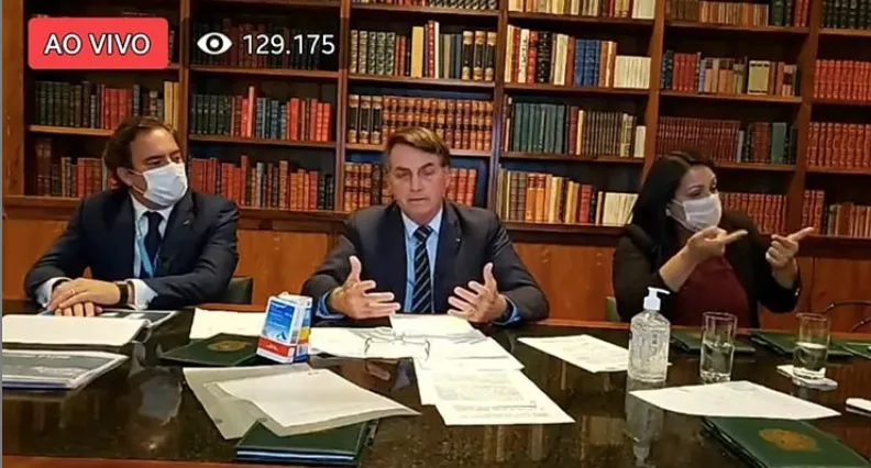 Presidente prometeu "bomba" sobre fraude nas eleições