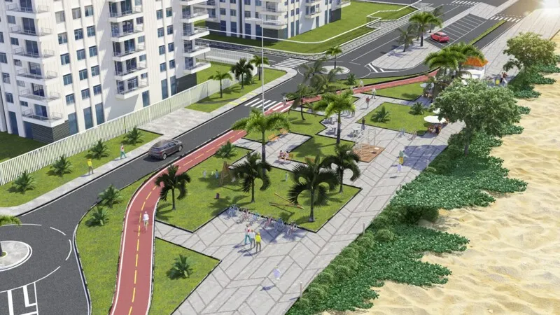 Novo traçado da faixa exclusiva para ciclistas passará a contornar as áreas das seis praças ao longo do calçadão