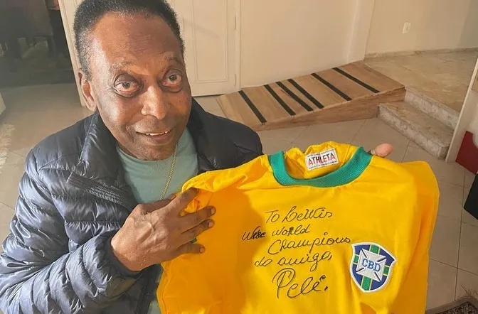 Pelé exaltou a performance do piloto em Interlagos