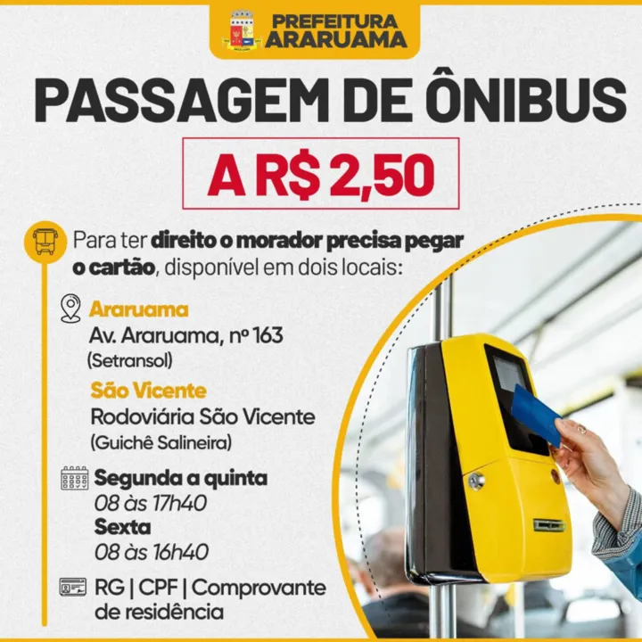 A Prefeitura acredita que com esse subsídio os moradores vão conseguir um equilíbrio melhor nos gastos