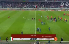Itália perde para Macedônia e está fora da Copa do Mundo