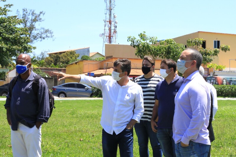 Prefeito Fabiano Horta recebe ex-jogador da Seleção Brasileira