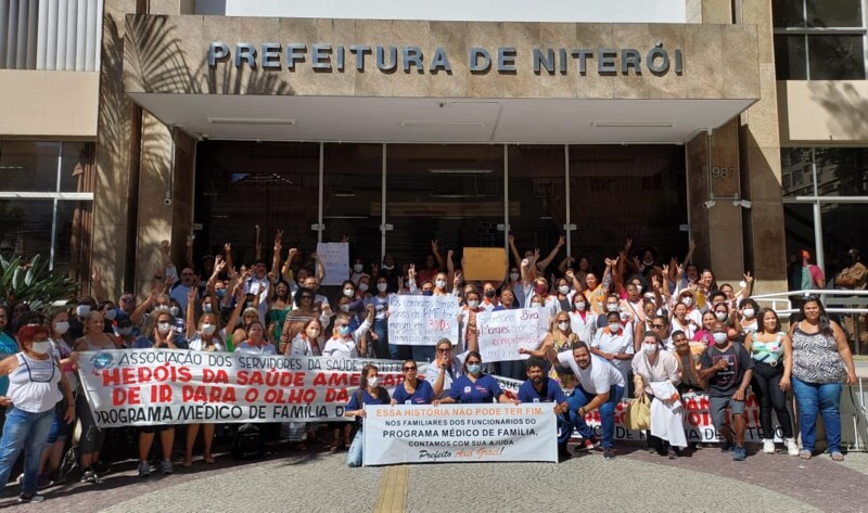 Profissionais Da Saúde De Niterói Protestam Contra Demissão De Servidores O São Gonçalo 2672