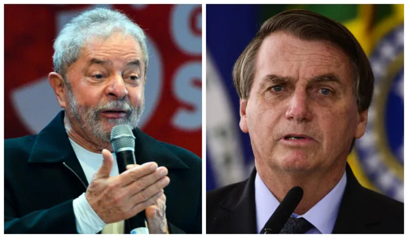 No 1° turno, Lula (43%) venceria Bolsonaro (35%), segundo o PoderData