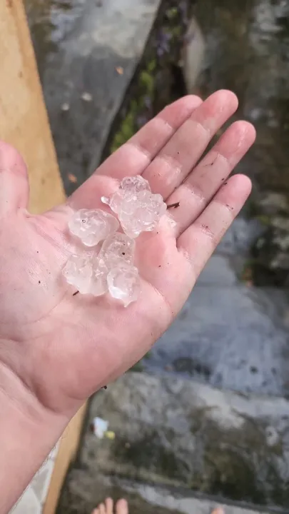 Cidade de Niterói foi uma das atingidas pelo granizo