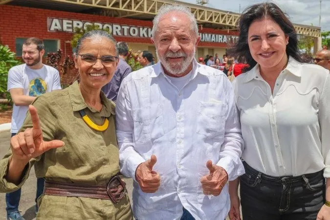 Marina Silva (Rede-SP) denuncia ofensas praticadas por bolsonaristas e recebe apoio de Lula (PT) e Simone Tebet (MDB)