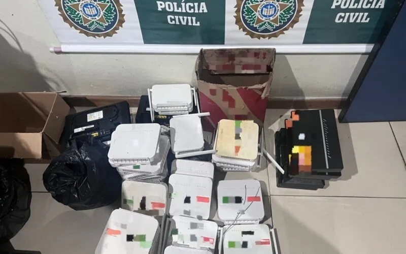 Homem é preso em flagrante com 42 modens roubados
