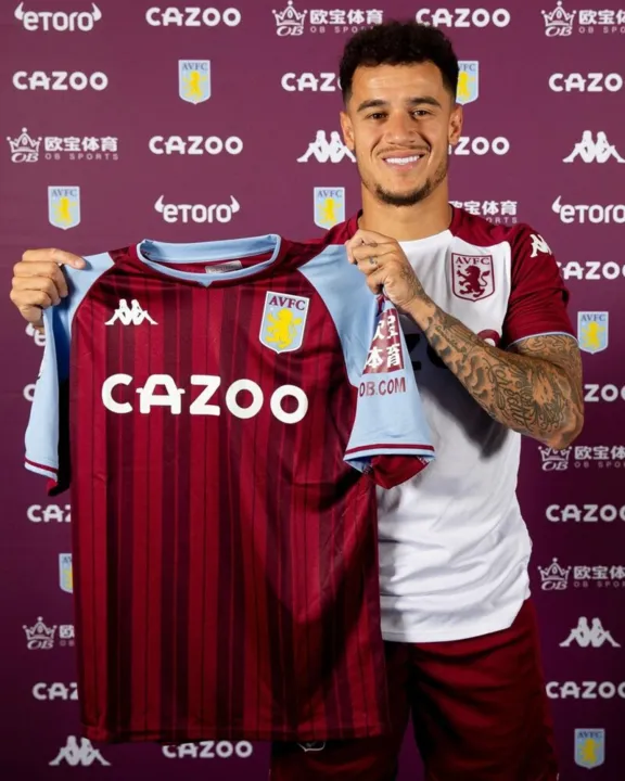 Philippe Coutinho foi comprado pelo Aston Villa