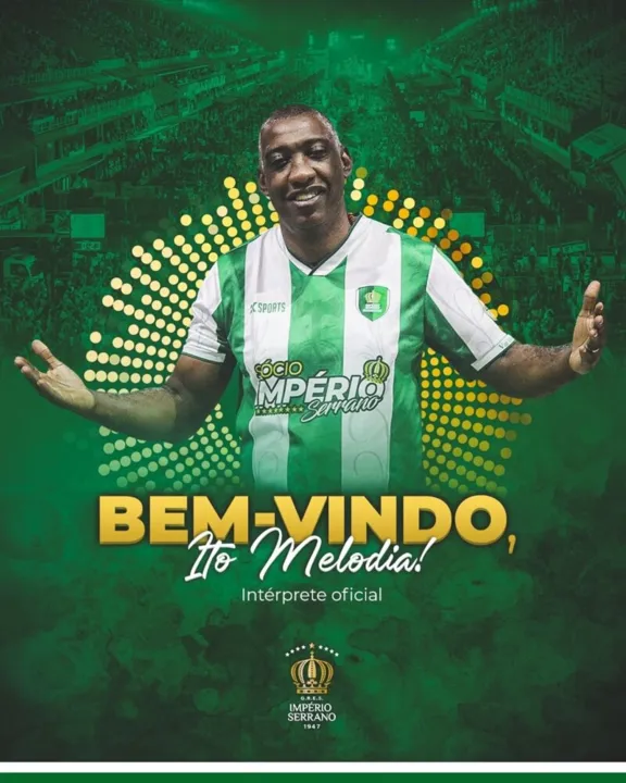 Império Serrano anuncia chegada de Ito Melodia
