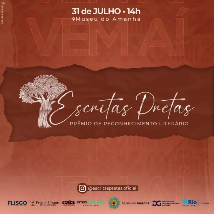 Premiação celebra produção literária contemporânea de autores pretos no Brasil