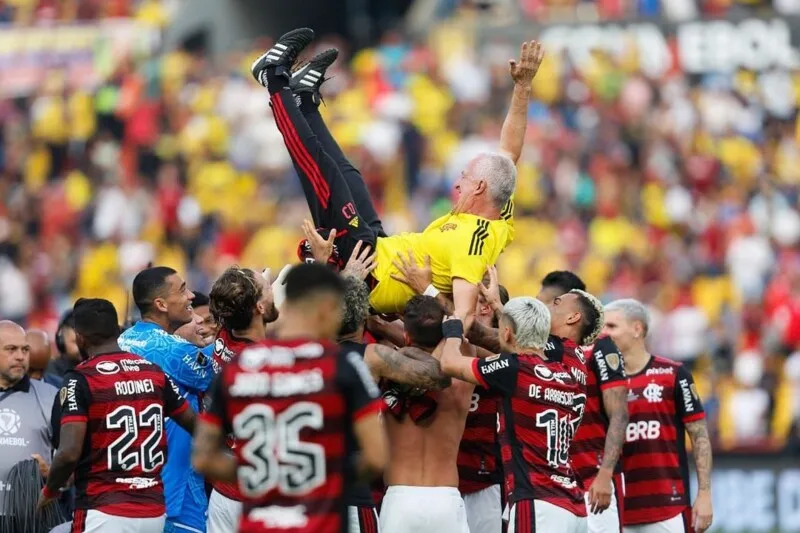 Antes mesmo da vitória no sábado (29), Landim já tinha demonstrado a intenção do clube de renovar o contrato de Dorival Jr