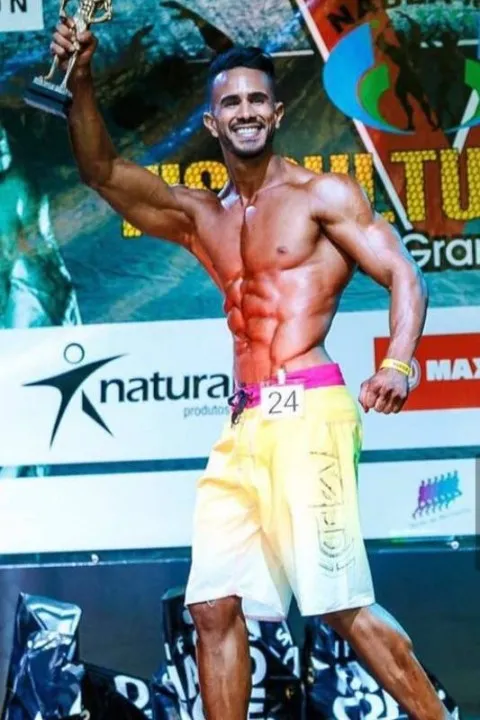 Rafael já foi campeão de fisiculturismo
