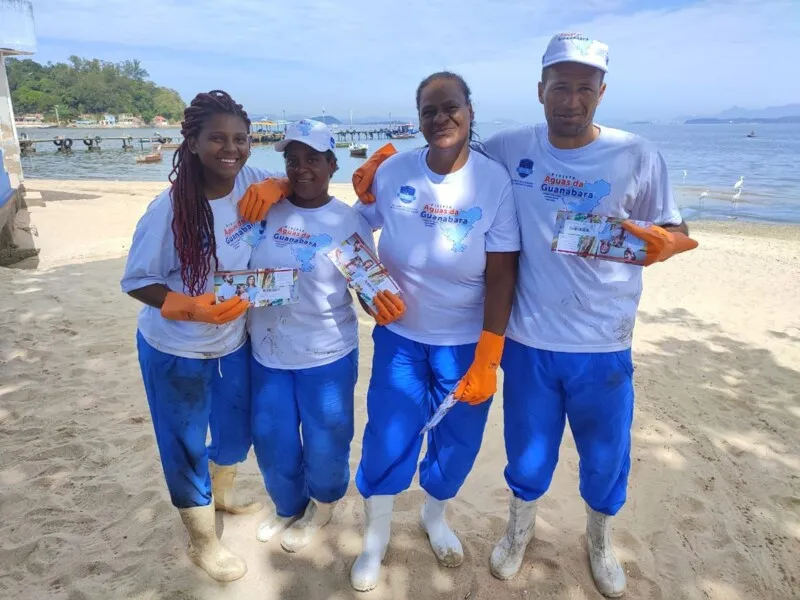 Pescadores fazem parte do programa 'Águas da Guanabara'