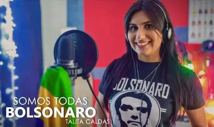 Talita Caldas é a dona de hit bolsonarista "Somos Todas Bolsonaro" que viralizou entre petistas nas redes sociais