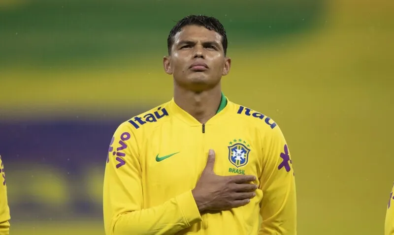 Aos 38 anos de idade, Thiago Silva já defendeu a seleção brasileira em 109 jogos