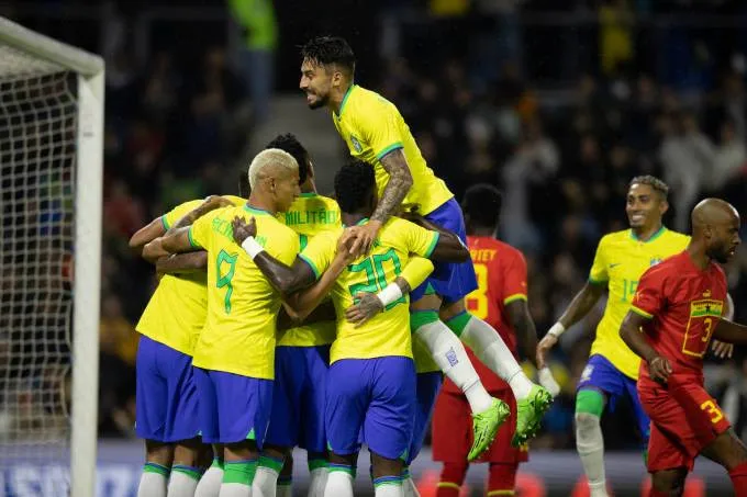 Seleção brasileira superou Gana por 3 a 0
