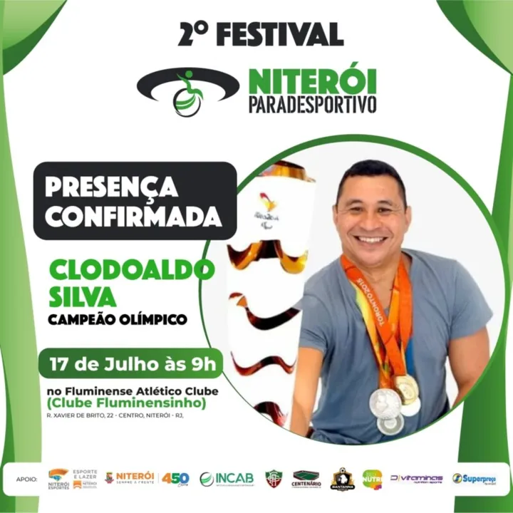 Clodoaldo Silva é uma das presenças confirmadas