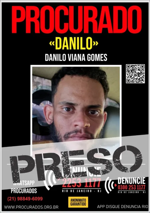 Ele havia sido preso por roubo