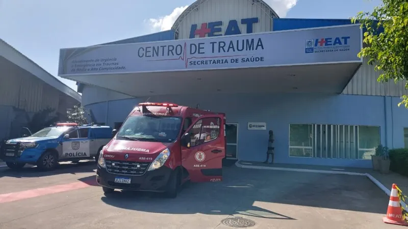 Os feridos foram encaminhados para o HEAT