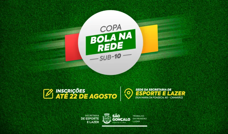 Os interessados podem realizar a inscrição até o dia 22 de agosto, na sede da secretaria, que fica no Embaixadores Social Clube