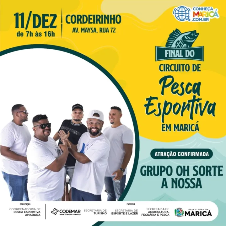 Cordeirinho recebe final do Circuito de Pesca neste domingo (11/12)