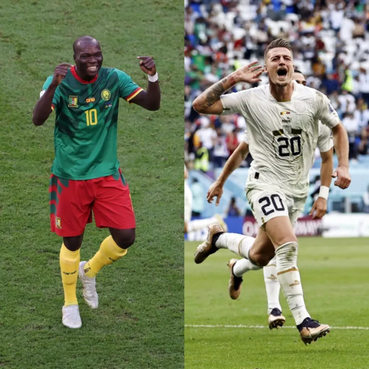 Camarões e Sérvia empataram na manhã desta segunda (28)
