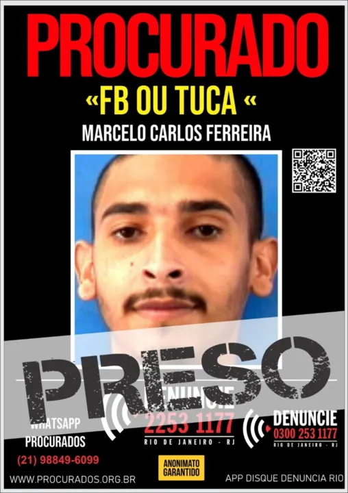 Criminoso foi preso em uma operação que acontecia na Comunidade Furquim Mendes