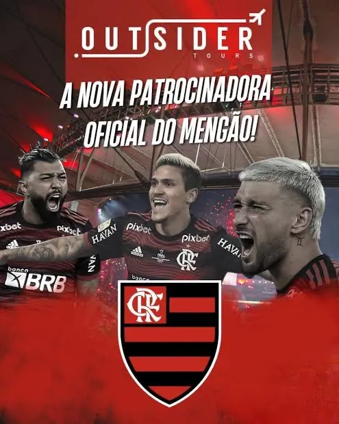 Empresa da Outsider Tours virou a nova patrocinadora do Fla