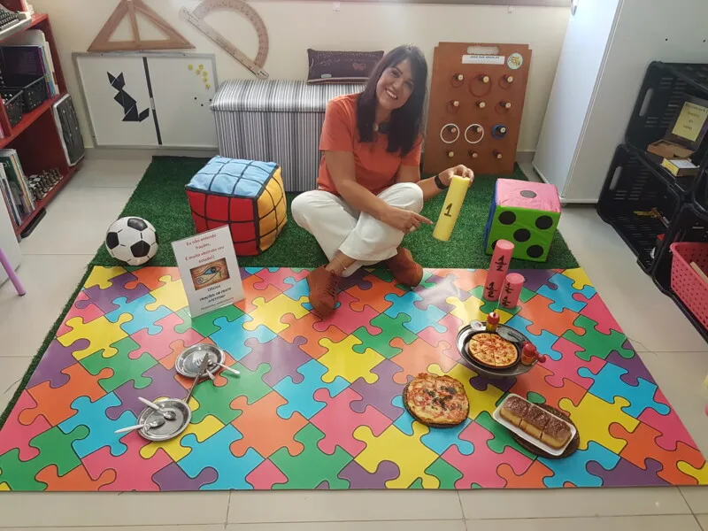 Márcia Queiroz na Casa da Matemática