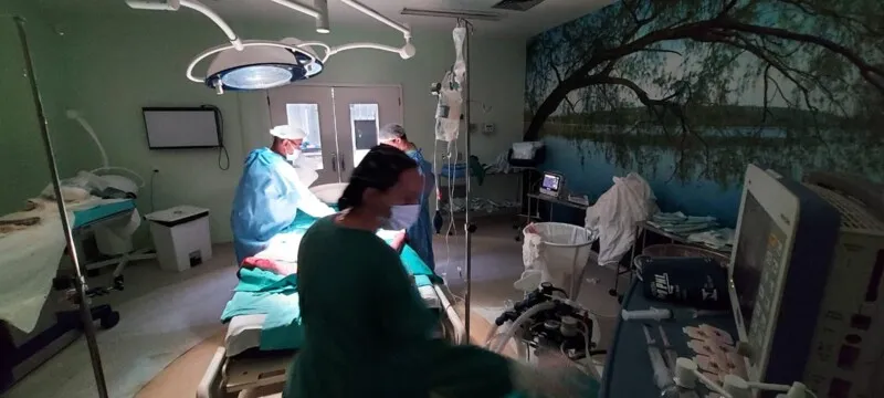 O Hospital Estadual Alberto Torres também abraçou a Campanha Junho Laranja, mês da conscientização sobre a prevenção das queimaduras